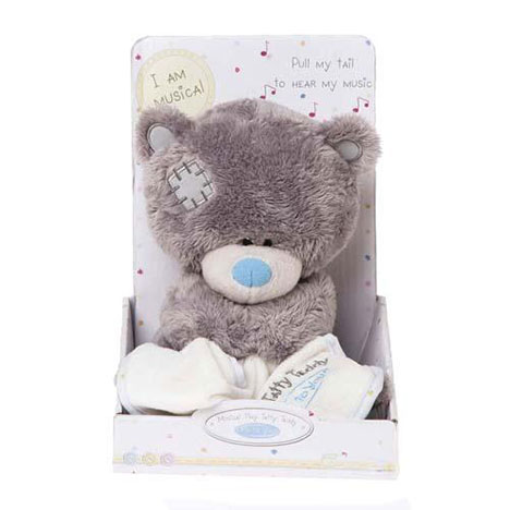8" Musical Tiny Tatty Teddy Holding Blanket Me to You Bear £11.99